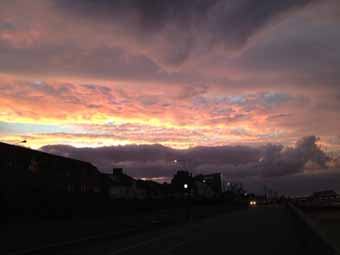 Clee sky night